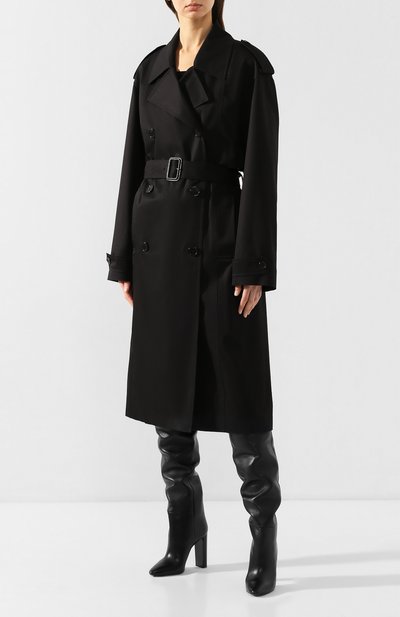 Хлопковый тренч SAINT LAURENT, арт. 613224/Y3A99, фото 3