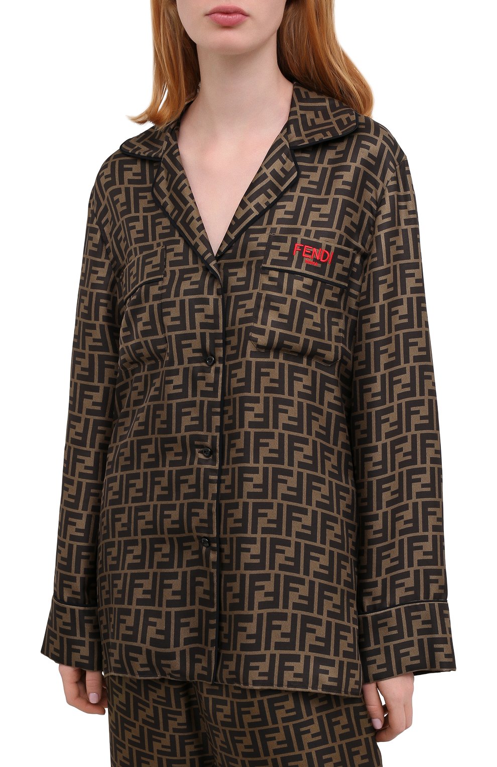 Шелковая рубашка FENDI, арт. FS6993 A8G3, фото 3
