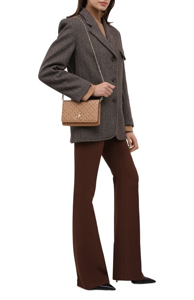 Клатч varenne JIMMY CHOO бежевого цвета по цене 109000 руб., арт. VARENNE CLUTCH/KZZ, фото 3 Клатч varenne JIMMY CHOO, арт. VARENNE CLUTCH/KZZ, фото 3