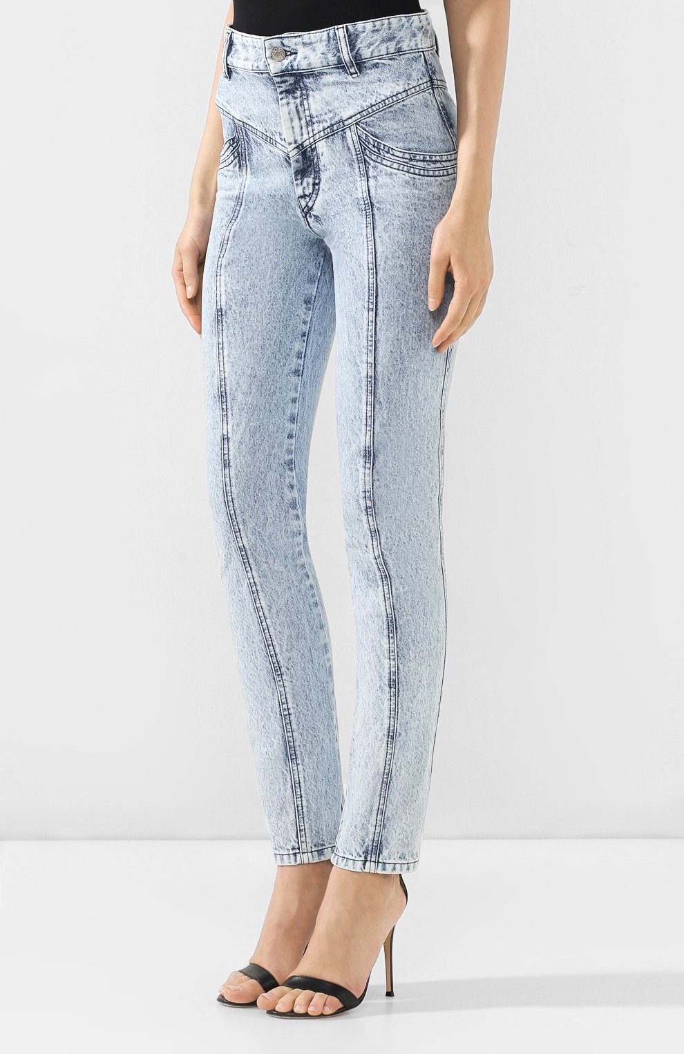 Джинсы прямого кроя ISABEL MARANT, арт. PA1077-19P015I/L0RRICKA, фото 3