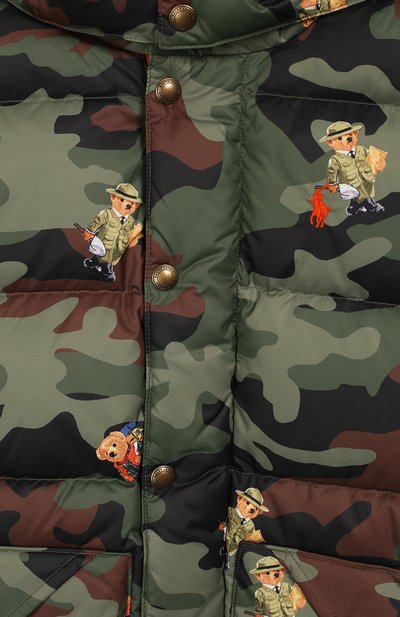Пуховая куртка с капюшоном POLO RALPH LAUREN, арт. 323746846, фото 3
