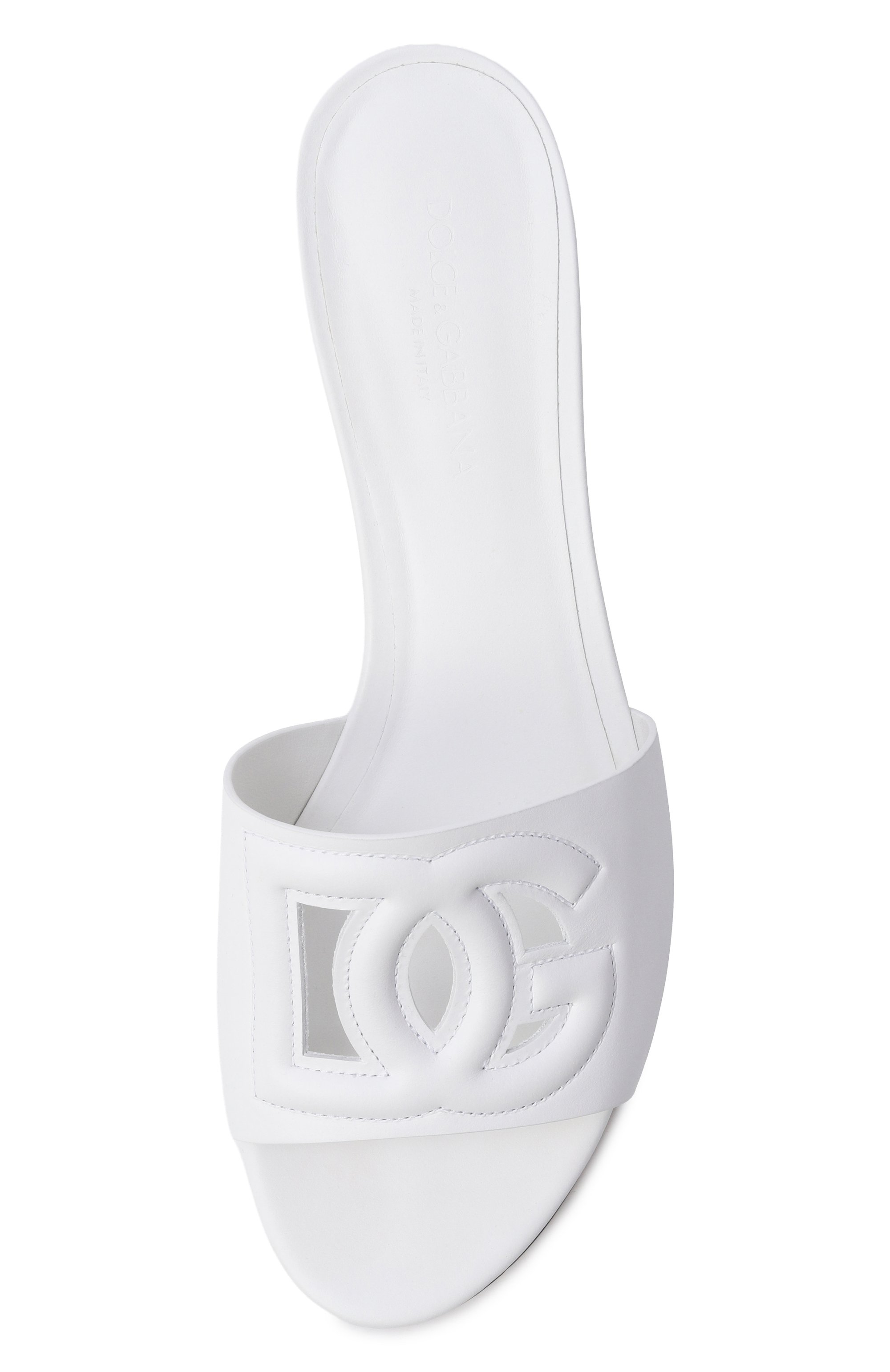 Кожаные мюли bianca 40 DOLCE & GABBANA, арт. CR1755/AY329, фото 6