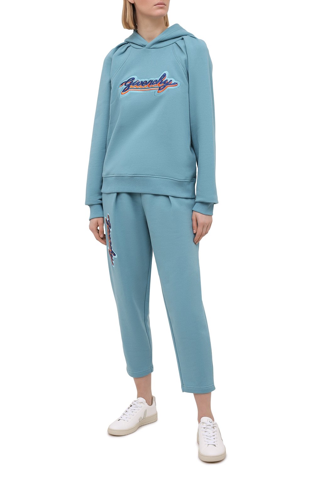 Хлопковое худи GIVENCHY голубого цвета по цене 81850 руб., арт. BWJ01U3Z4V, фото 2 Хлопковое худи GIVENCHY, арт. BWJ01U3Z4V, фото 2
