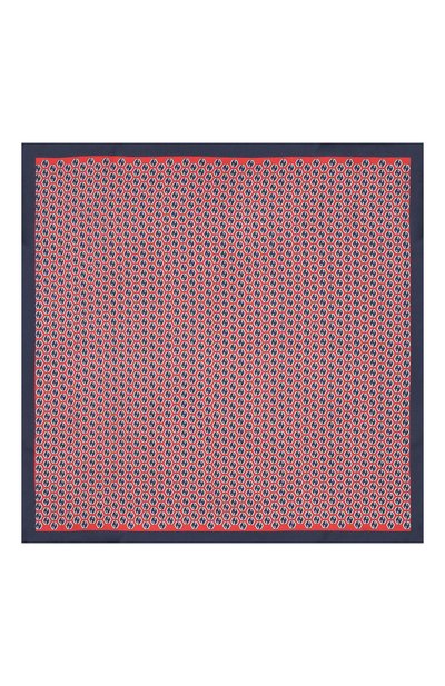 Шелковый платок GUCCI красного цвета по цене 18720 руб., арт. 581793/4G001, фото 3 Шелковый платок GUCCI, арт. 581793/4G001, фото 3
