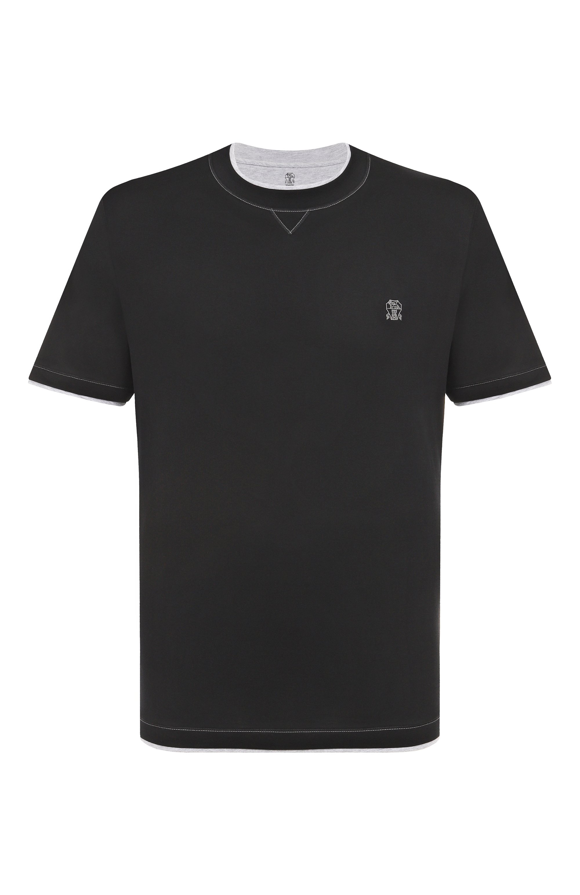 Хлопковая футболка BRUNELLO CUCINELLI, арт. M0B137451G, фото 1