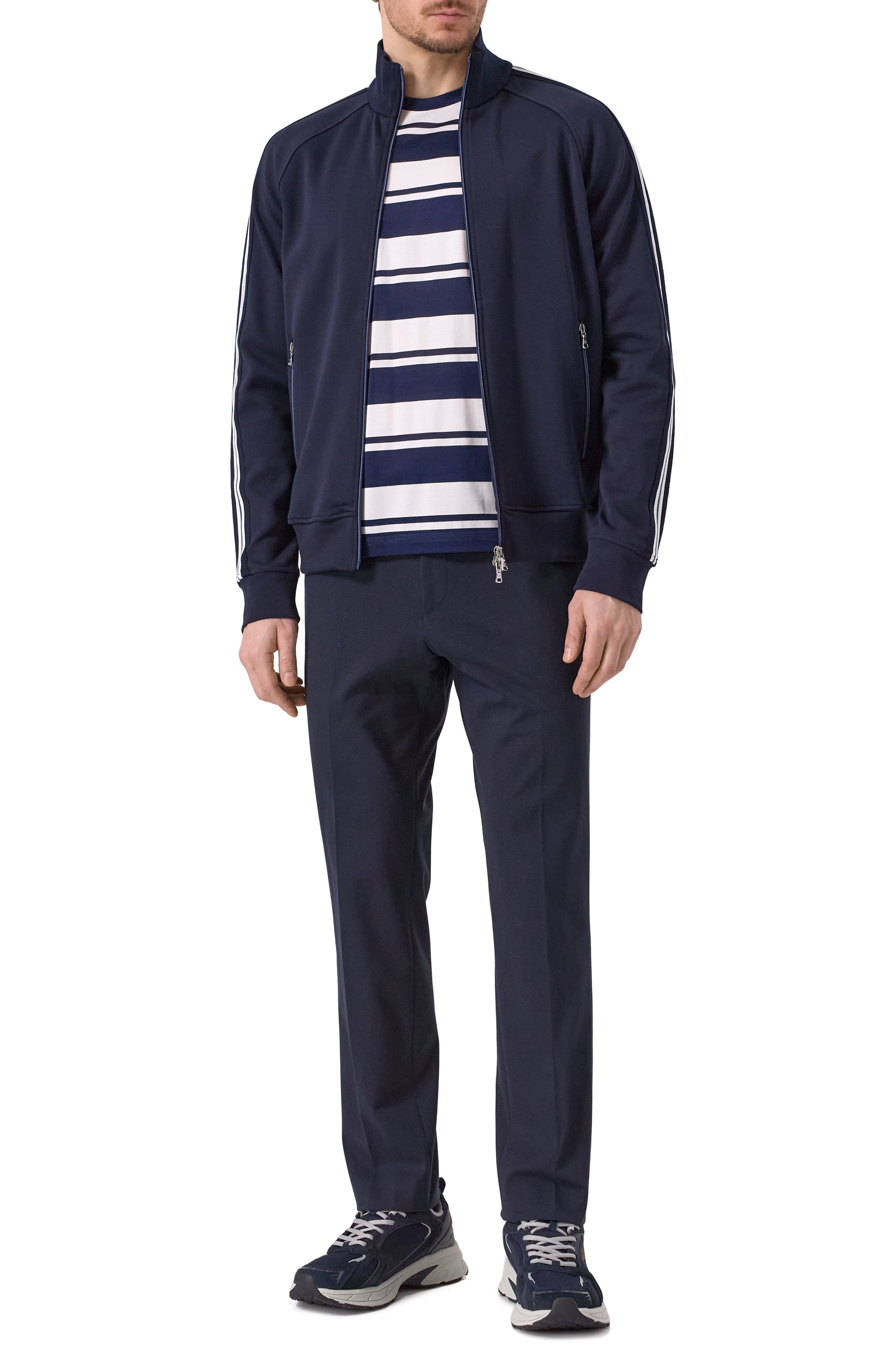 Хлопковая футболка PAUL&SHARK, арт. 25411011, фото 2