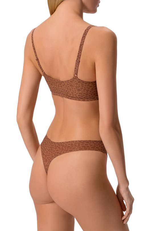 Трусы-стринги Chantelle C11D90. Коричневый  C11D90. Фото 3