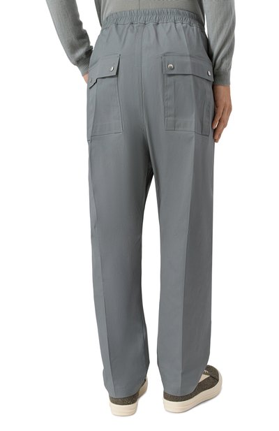 Хлопковые брюки RICK OWENS, арт. RU02E1361/TE, фото 4