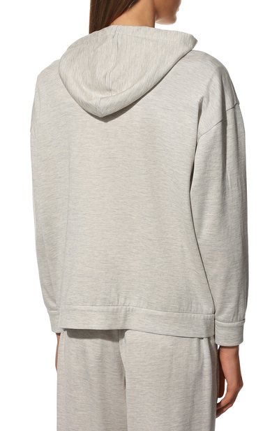 Кардиган из хлопка и шелка BRUNELLO CUCINELLI, арт. 221MD828BN406, фото 4