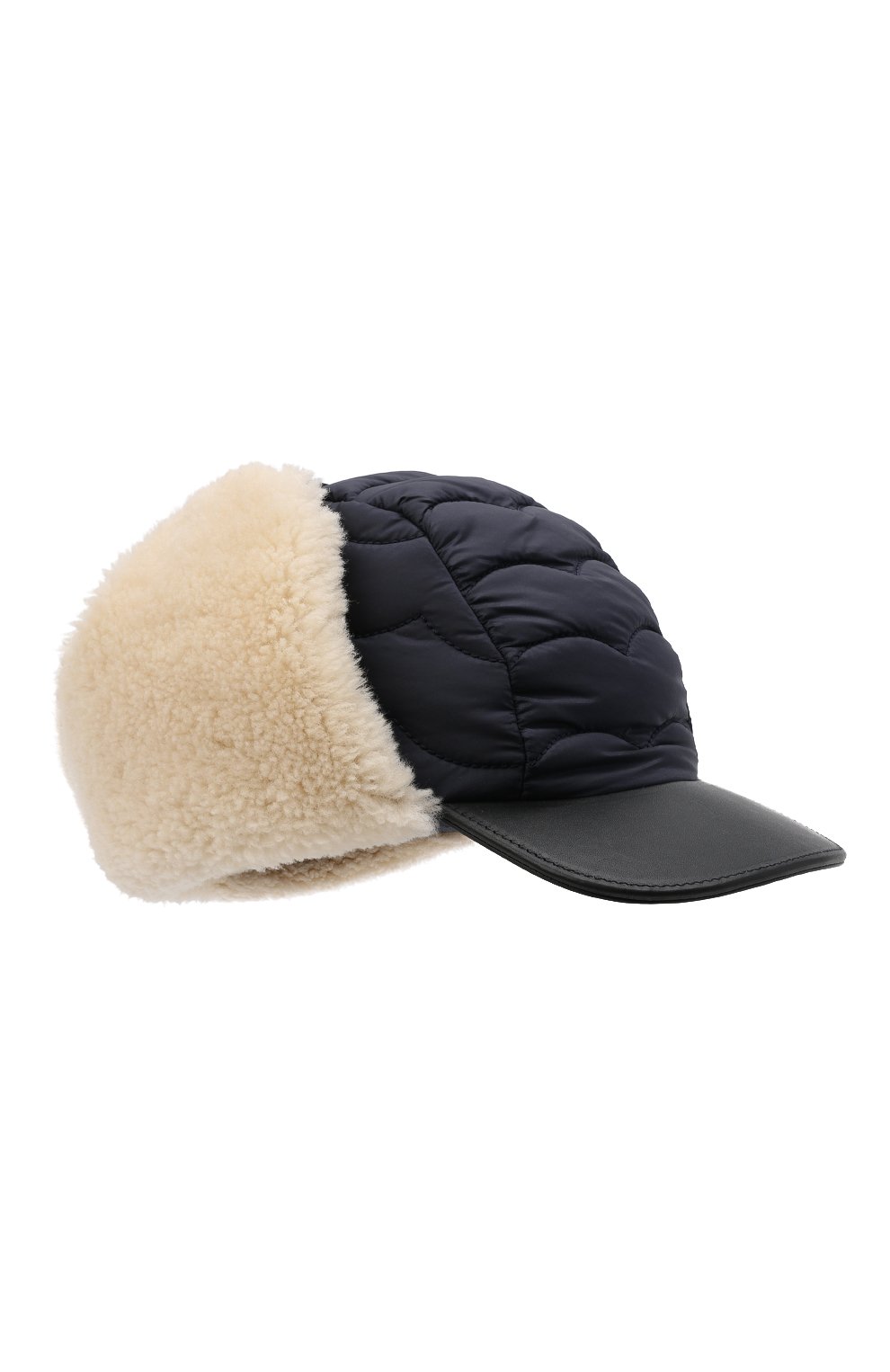 Шапка-ушанка с отделкой из овчины CHLOÉ, арт. CHC21WD016NSS, фото 5