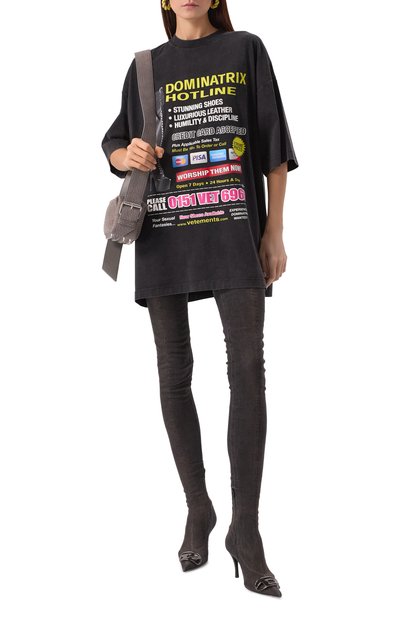 Женская хлопковая футболка VETEMENTS, арт. UA66TR740B