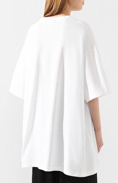 Хлопковая футболка VETEMENTS, арт. SS20TR248 1618/W/WHITE, фото 4