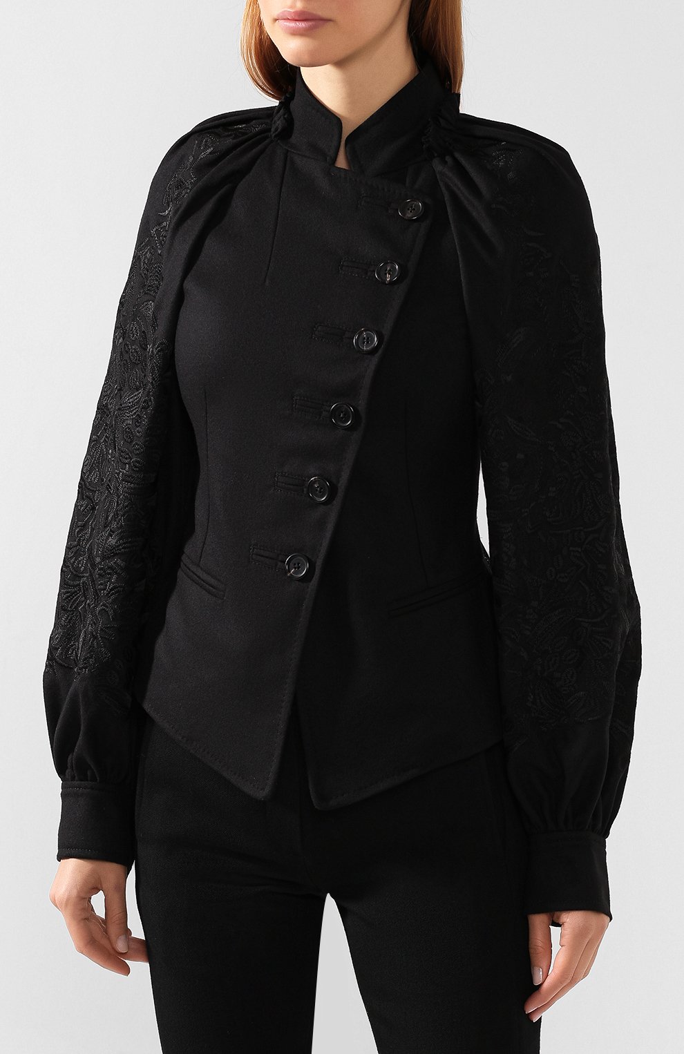 Шерстяной жакет ANN DEMEULEMEESTER, арт. 1902-1002-P-175-098, фото 3