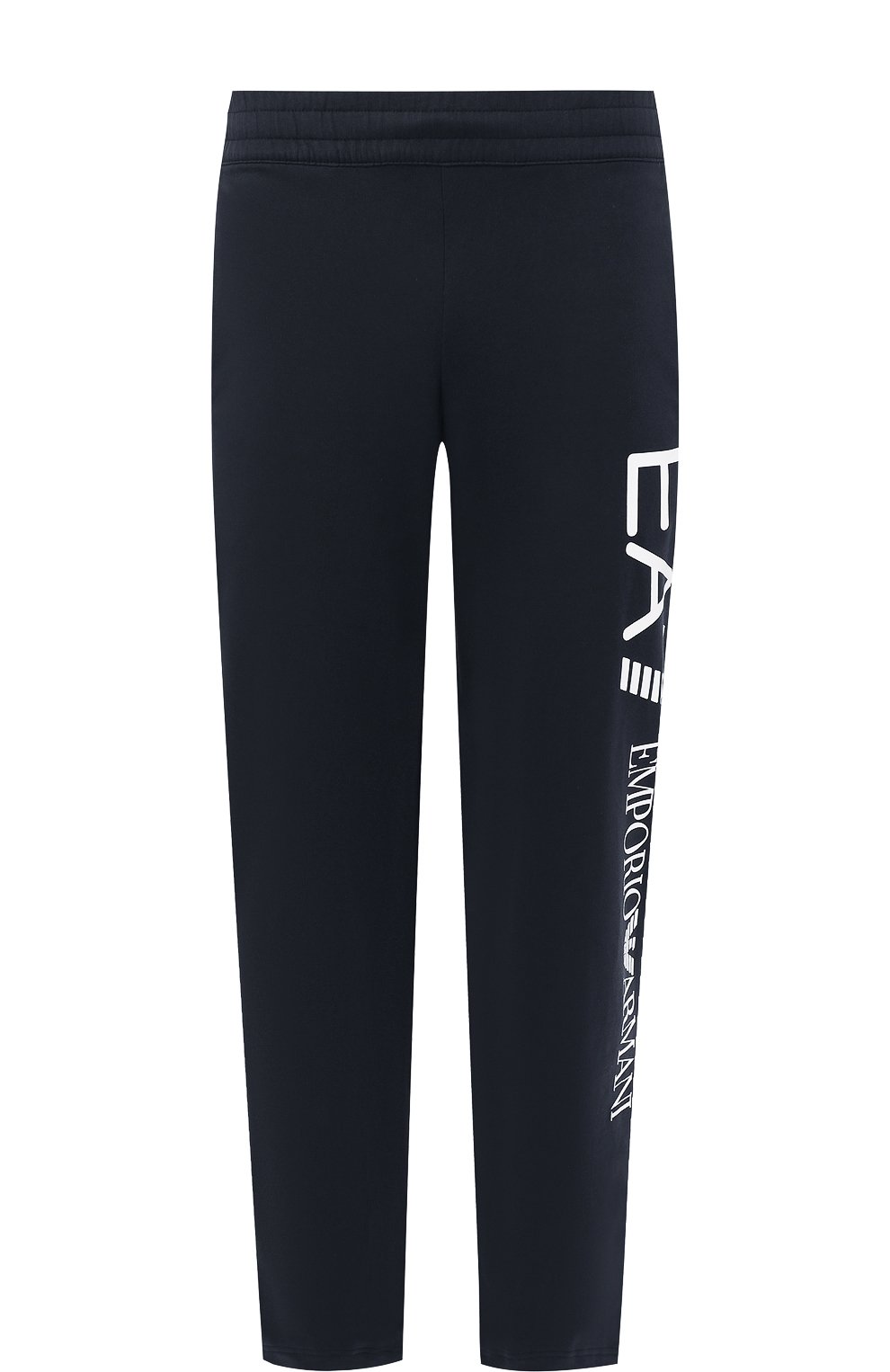 Хлопковые брюки прямого кроя с поясом на резинке EA7, арт. 8NPPC2/PJ05Z, фото 1