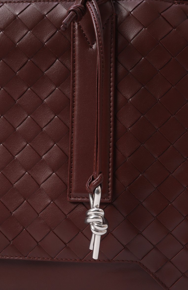 Мужская портфель getaway large BOTTEGA VENETA бордового цвета, арт. 766361/V2HL1 | Фото 3 (Ремень/цепочка: На ремешке; Размер: large; Материал: Натуральная кожа; Сумки-технические: Портфели)