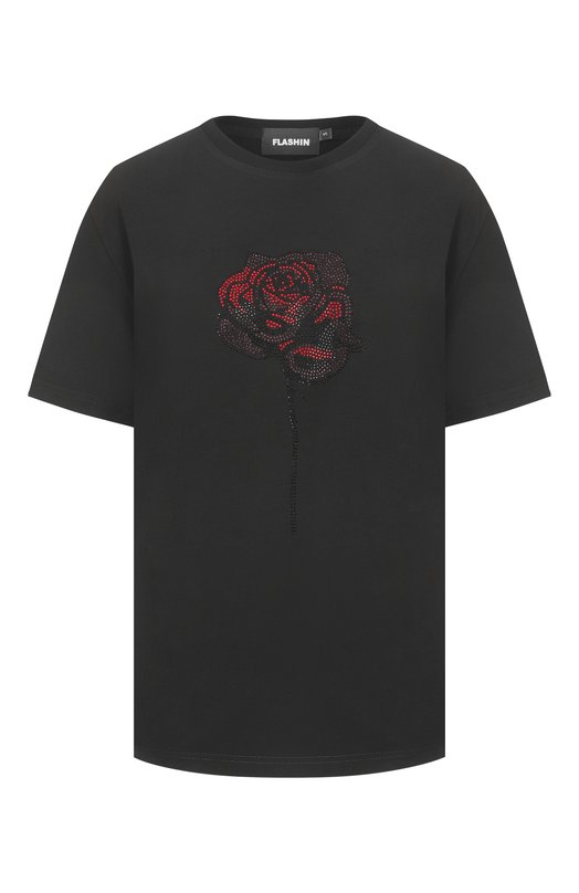 Хлопковая футболка Flashin FS26TRR Чёрный FS26TRR