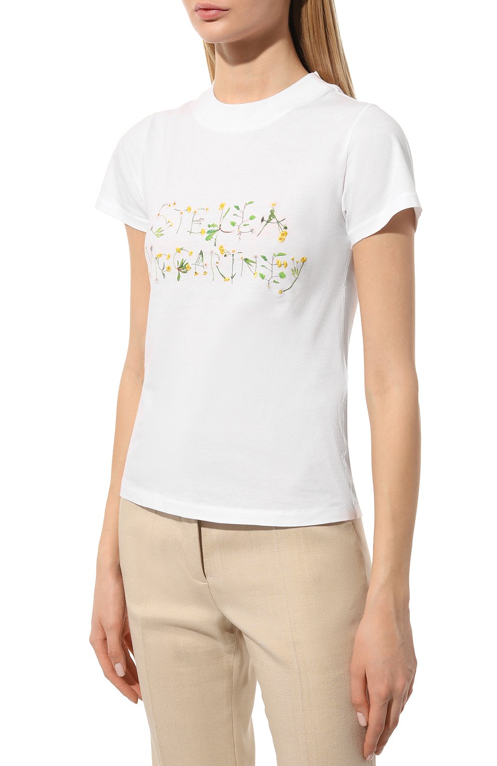 Хлопковая футболка STELLA MCCARTNEY, арт. 6J0072 3SPX10, фото 3