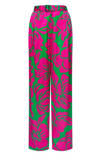 Женские брюки из вискозы DRIES VAN NOTEN, арт. 261-010921/3189