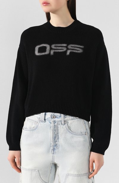 Хлопковый свитер OFF-WHITE, арт. 0WHE021R20H280871001, фото 3