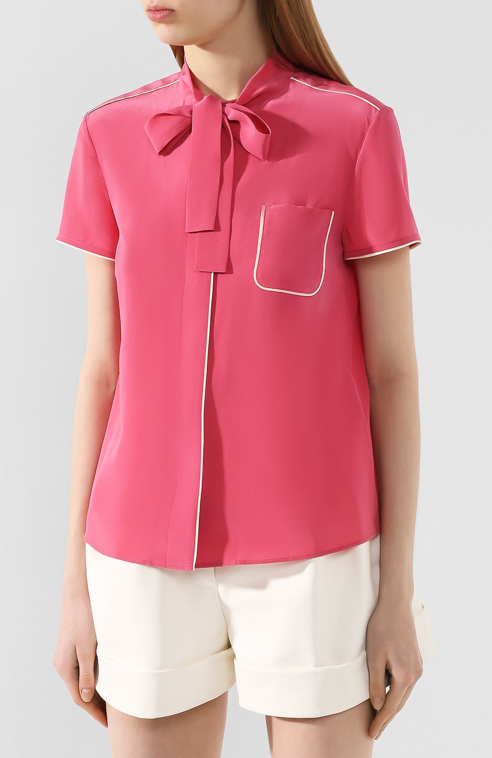 Шелковая блузка REDVALENTINO, арт. TR0AA0V5/23H, фото 3