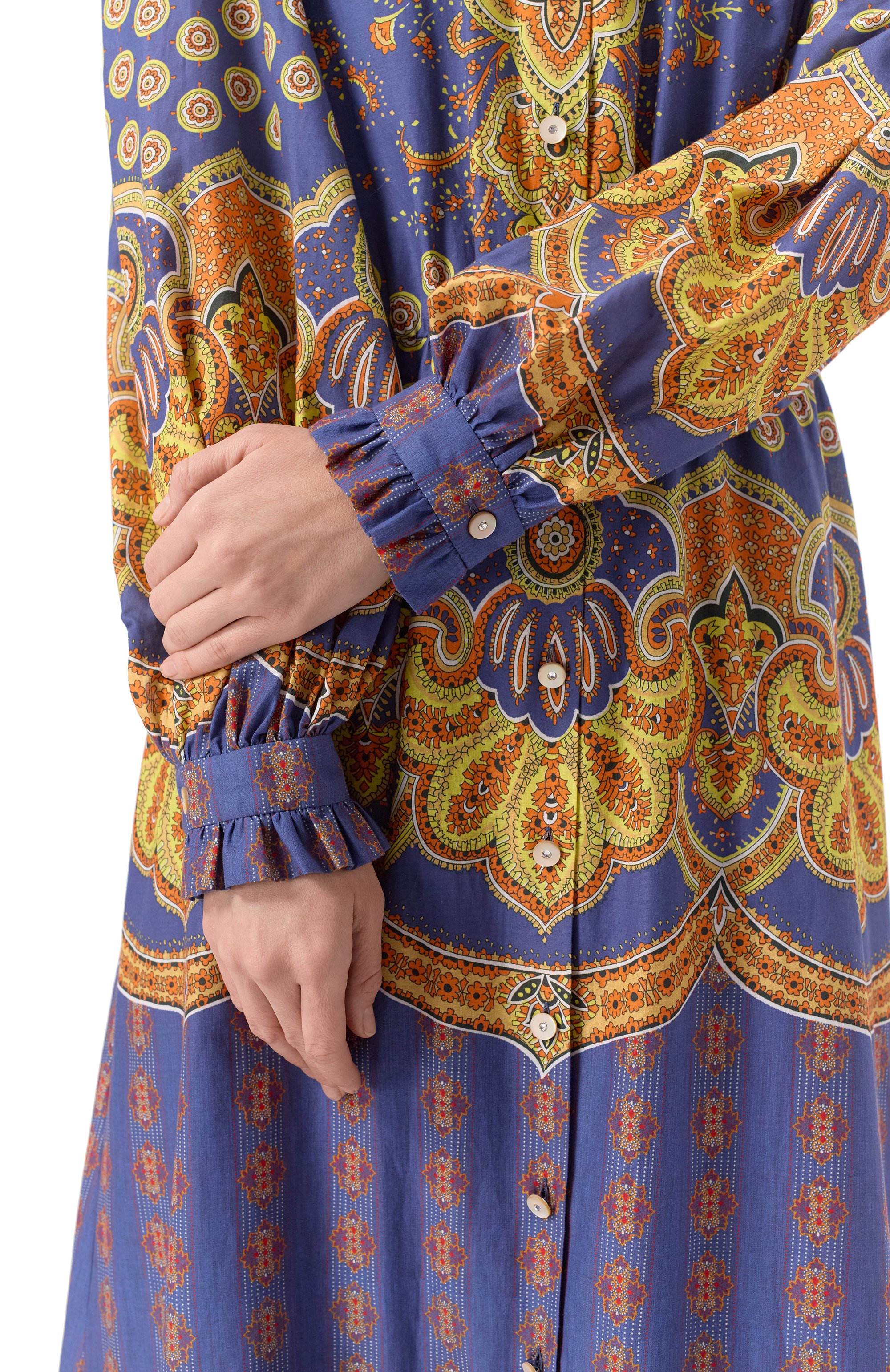 Хлопковое платье VALENTINO, арт. 6B3VAF0297D, фото 5