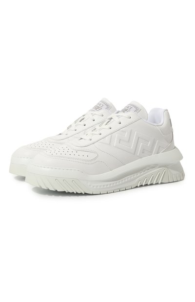 Мужские кожаные кроссовки greca odissea VERSACE, арт. 10081241/A058731