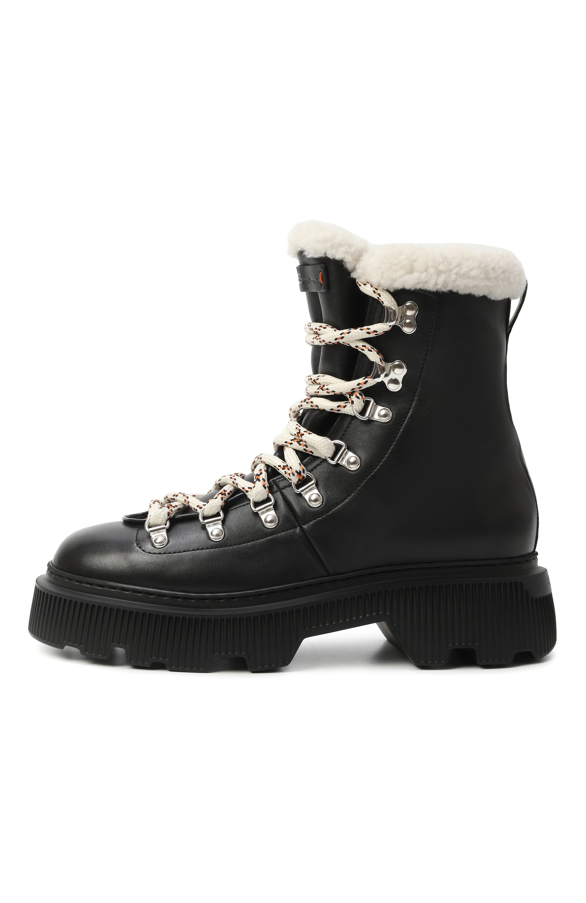 Кожаные ботинки SANTONI, арт. WTCG71823NERAYUF, фото 4