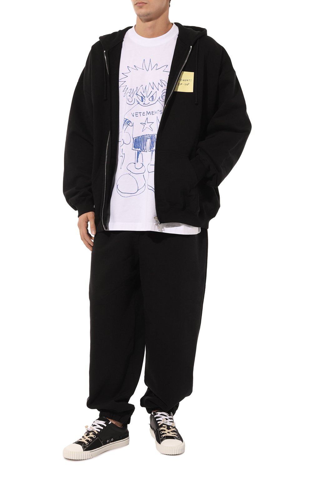 Хлопковая толстовка VETEMENTS, арт. UE64HD140B, фото 5