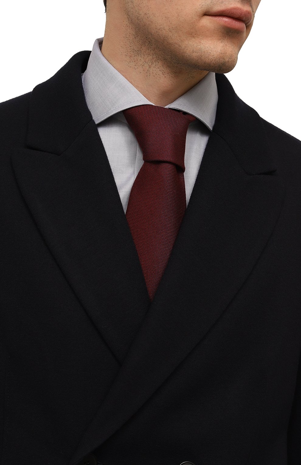 Галстук из шелка и кашемира STEFANO RICCI, арт. CCX/18128, фото 2