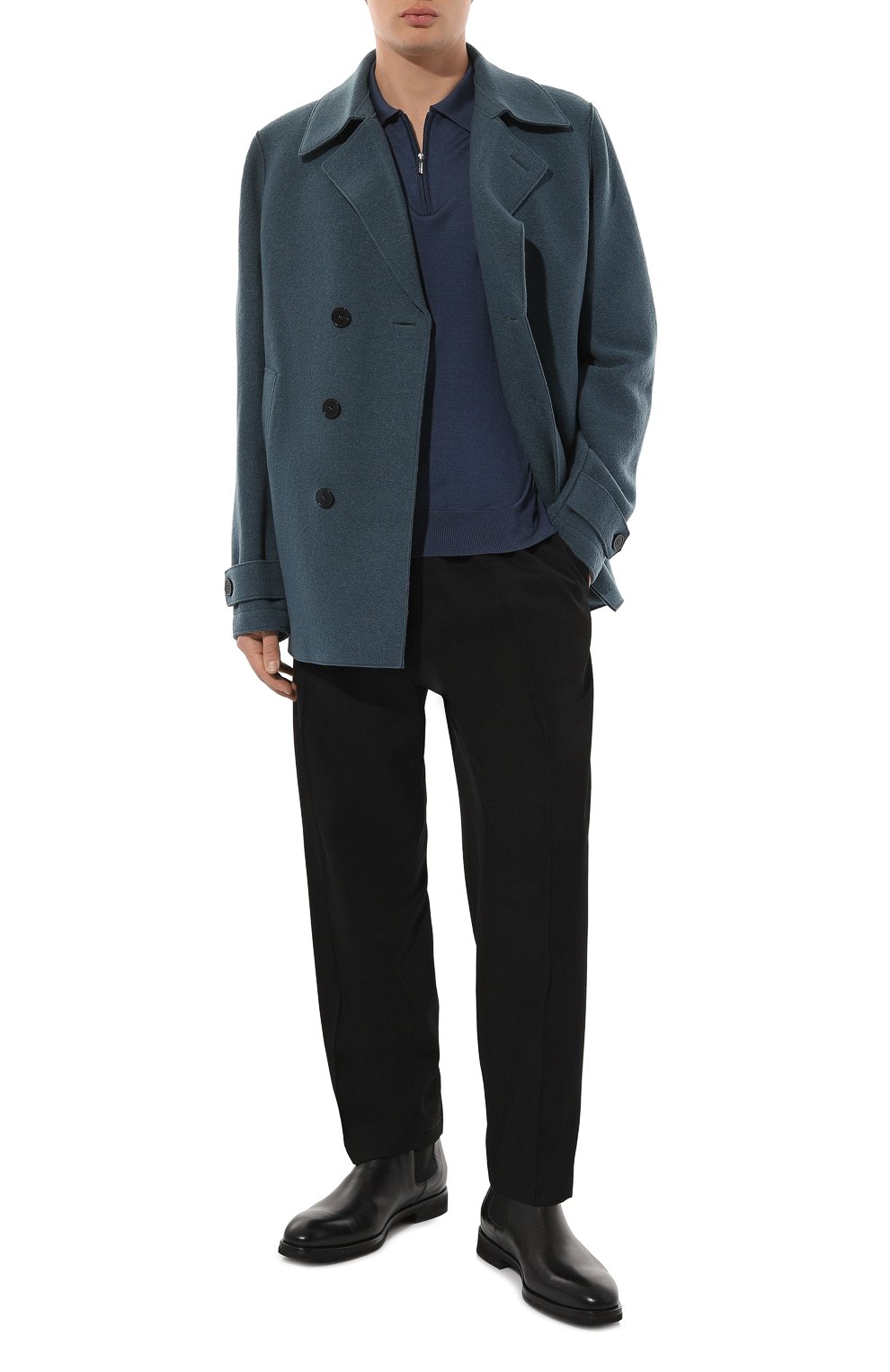 Поло из шерсти и шелка ZILLI, арт. KZP001M0230VBZ000, фото 2