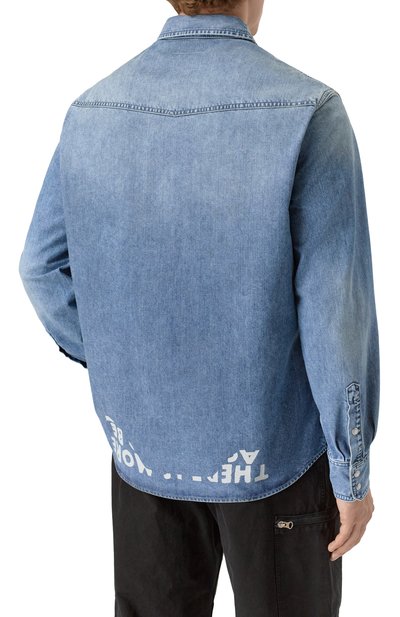 Джинсовая рубашка MM6, арт. SH2DT0018/M30029, фото 4