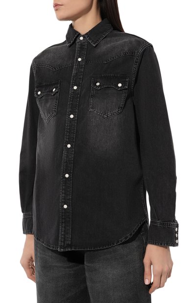 Джинсовая рубашка LESYANEBO, арт. FW23/DENIMSHIRT01, фото 3