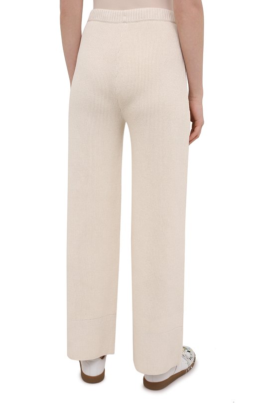 Хлопковые брюки Joseph Бежевый, фото 4