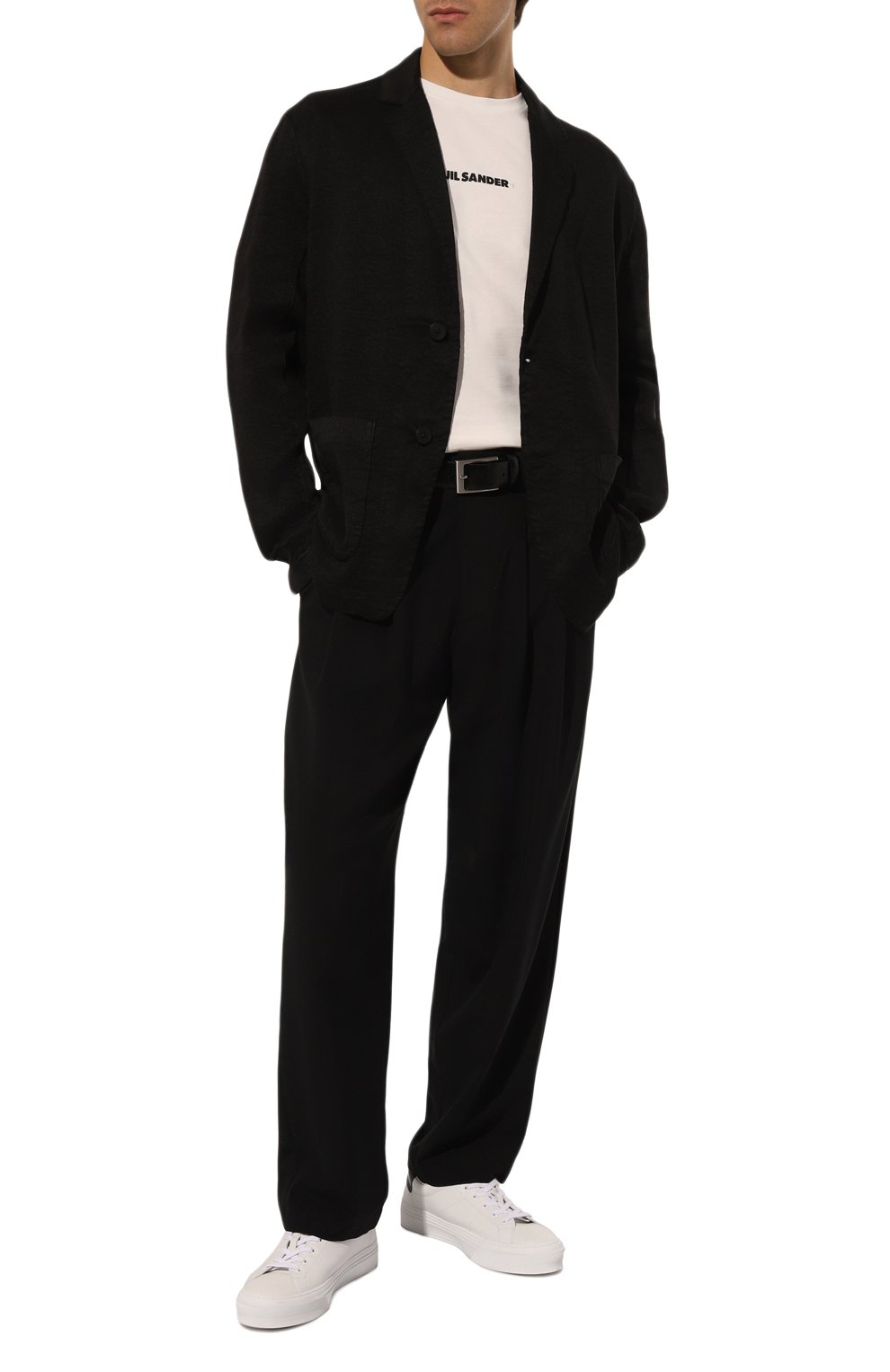 Шерстяные брюки KAZUYUKI KUMAGAI черного цвета по цене 66500 руб., арт. AP41-052, фото 2 Шерстяные брюки KAZUYUKI KUMAGAI, арт. AP41-052, фото 2