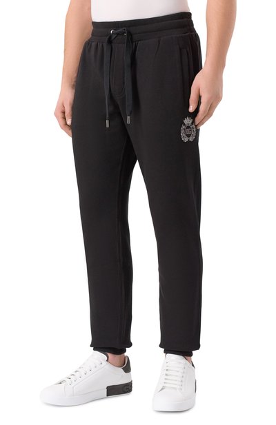 Хлопковые джоггеры DOLCE & GABBANA, арт. GP07TZ/G7PJ7, фото 3