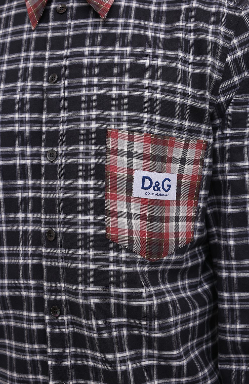 Хлопковая рубашка DOLCE & GABBANA, арт. G5IY3Z/FQ5FG, фото 5