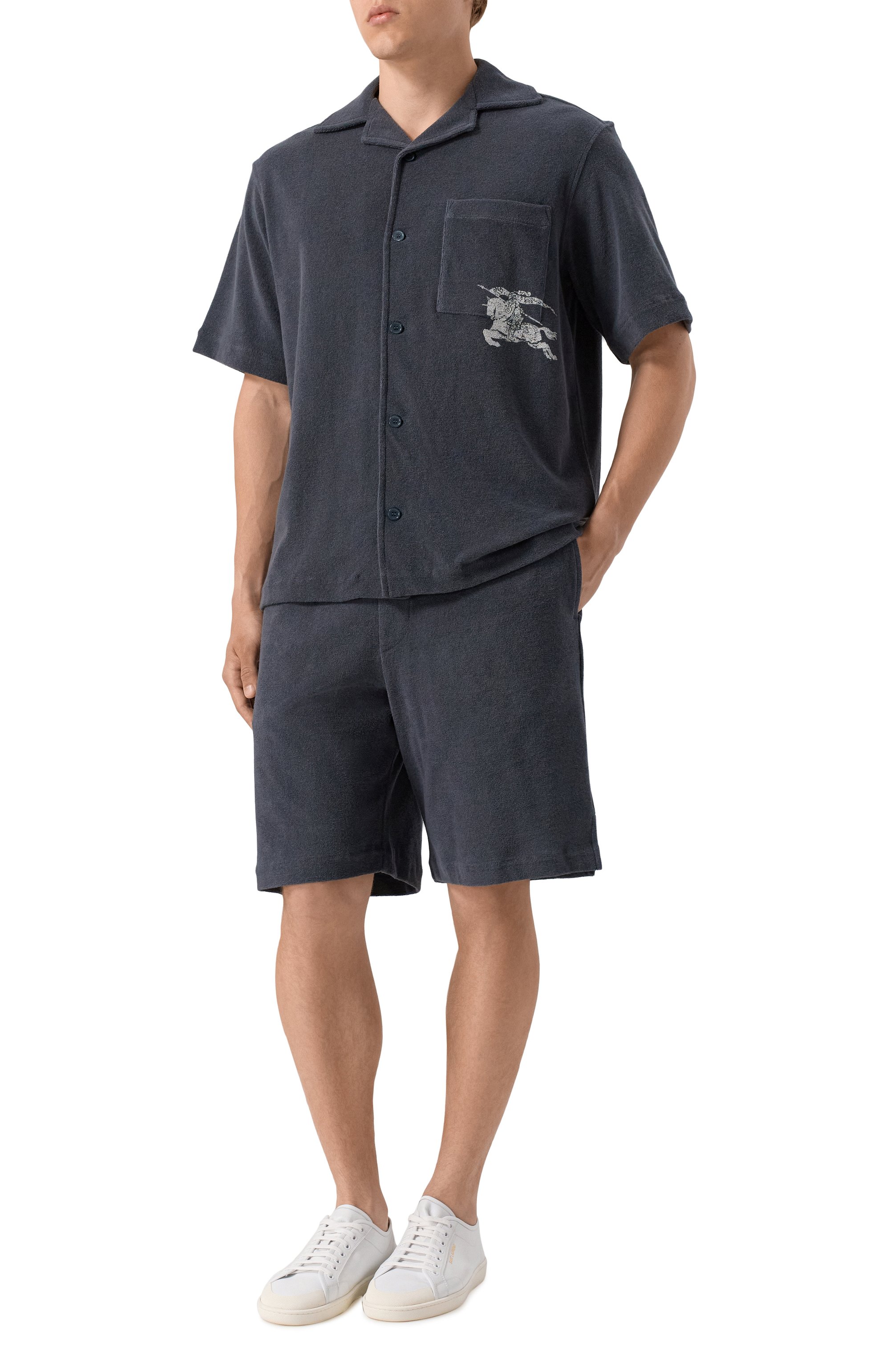 Хлопковые шорты BURBERRY, арт. 8109206, фото 2