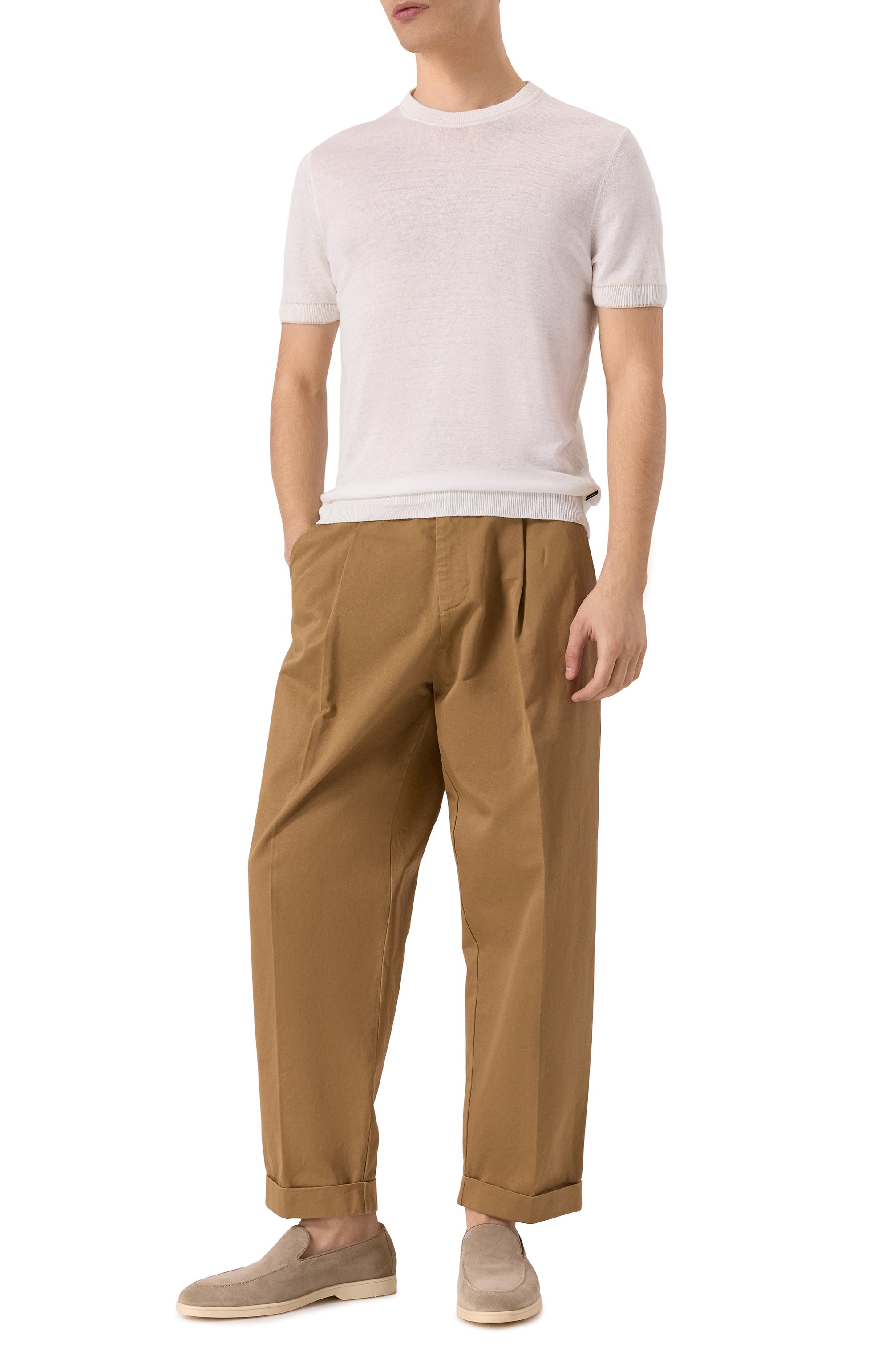 Джемпер изо льна и вискозы BOSS, арт. 50537639, фото 2