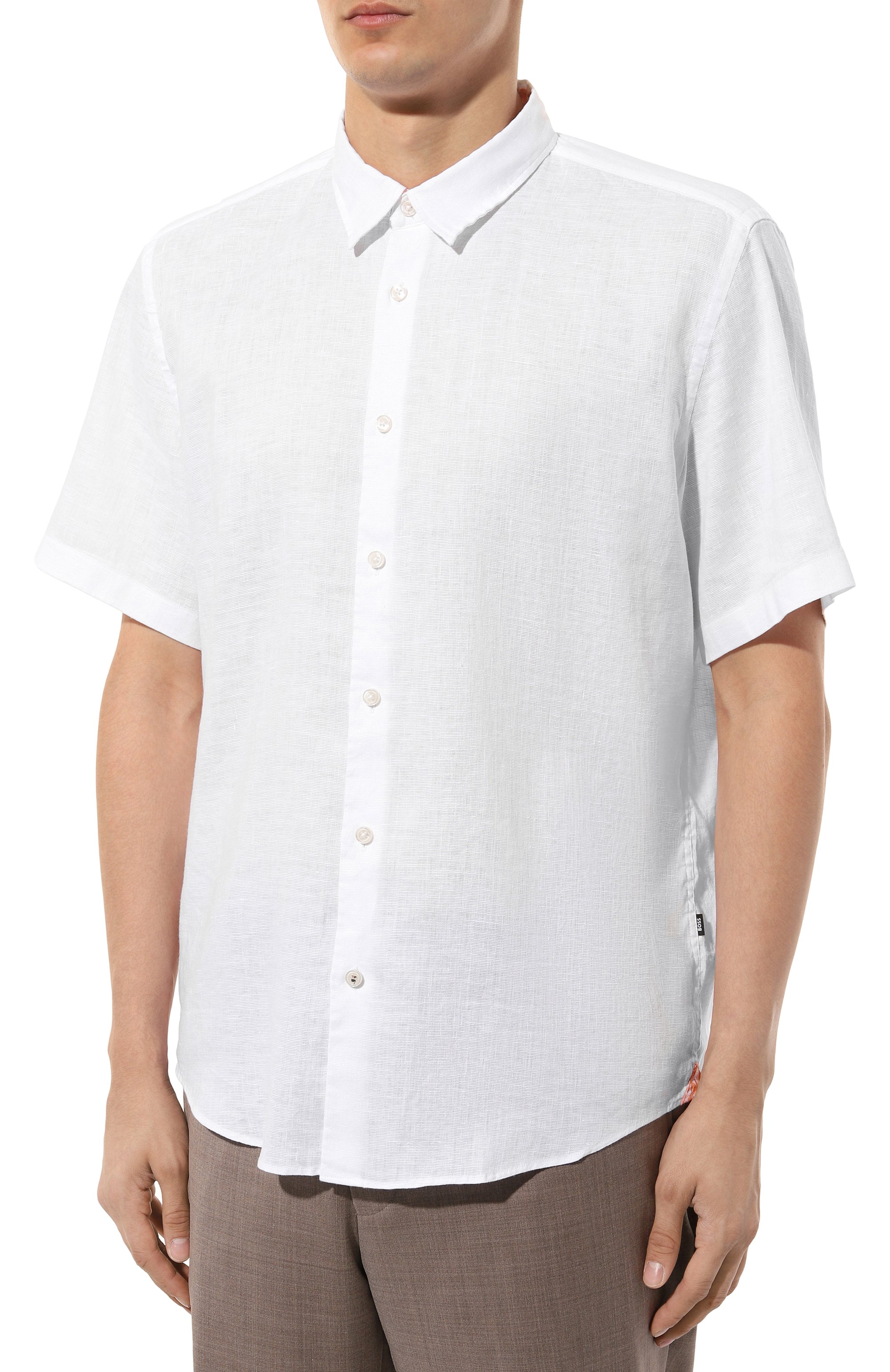 Льняная рубашка BOSS, арт. 50515156, фото 3