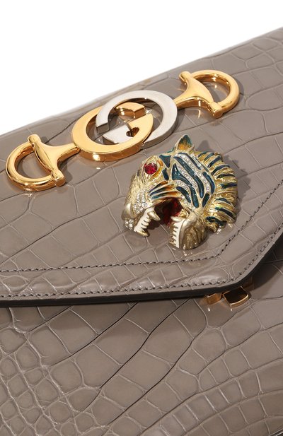 Сумка rajah из кожи аллигатора GUCCI, арт. 537241 EV4AX, фото 3