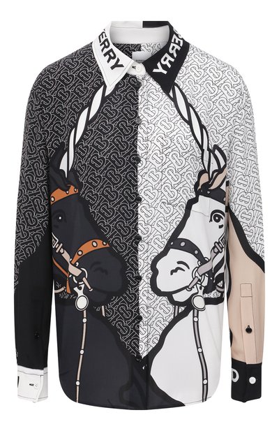 Шелковая рубашка BURBERRY, арт. 8037477, фото 1