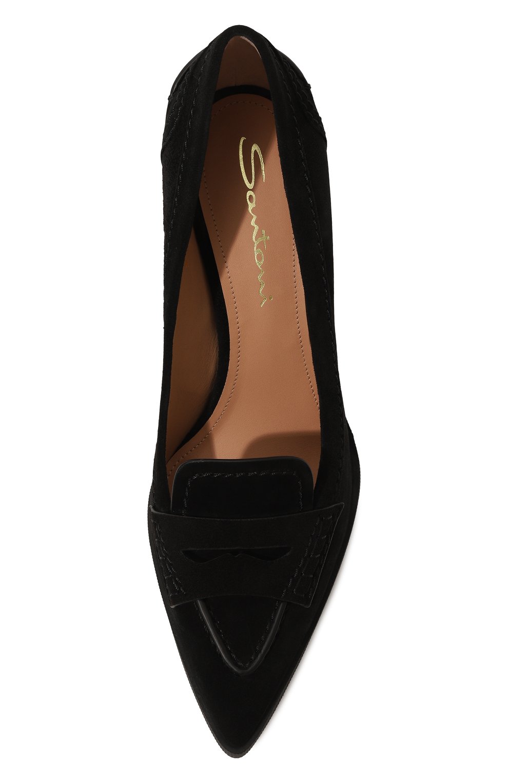 Замшевые туфли SANTONI, арт. WDEG71186PC4NAEA, фото 6