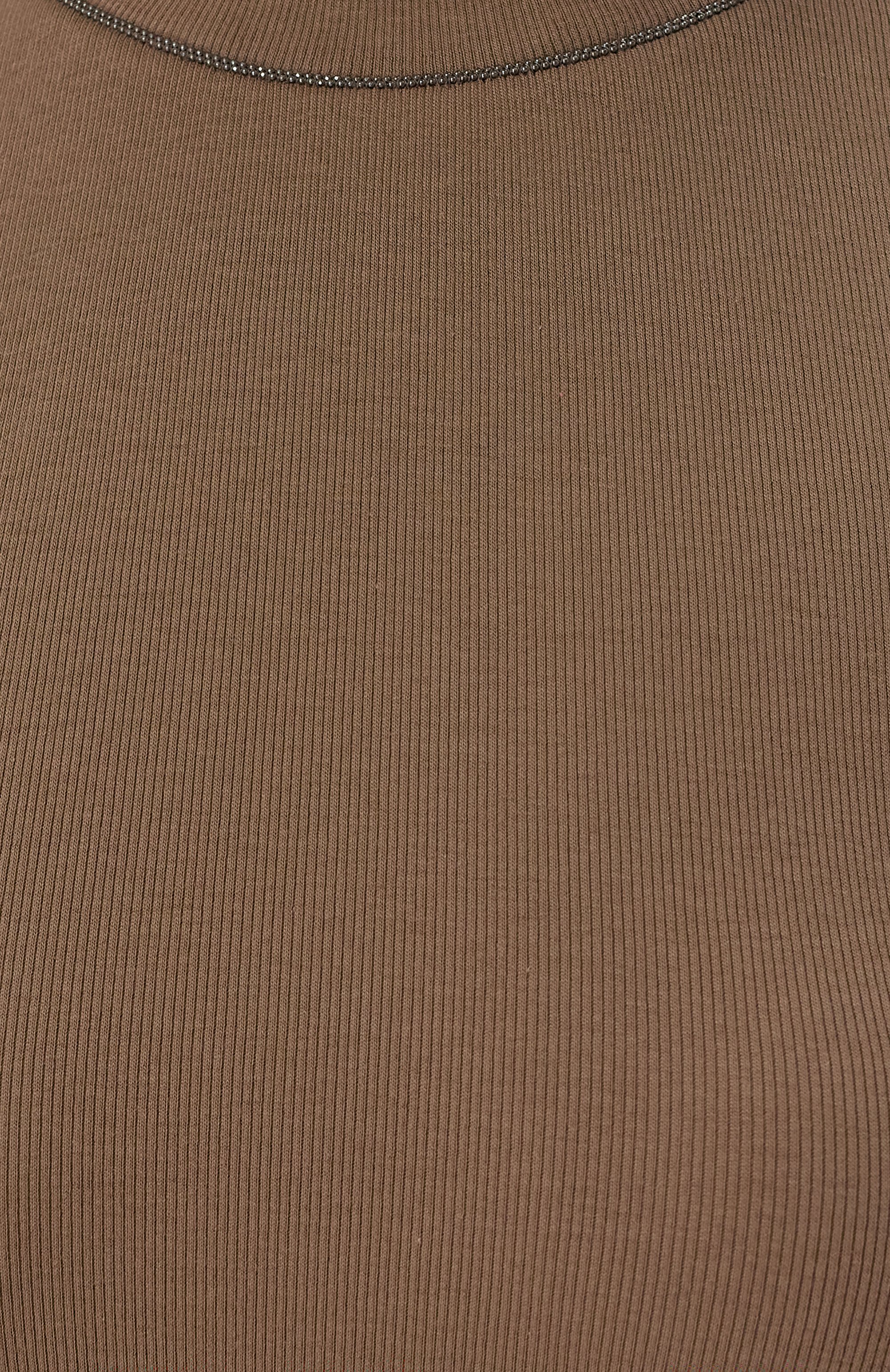 Хлопковая футболка BRUNELLO CUCINELLI, арт. MPTC8BJ310, фото 6