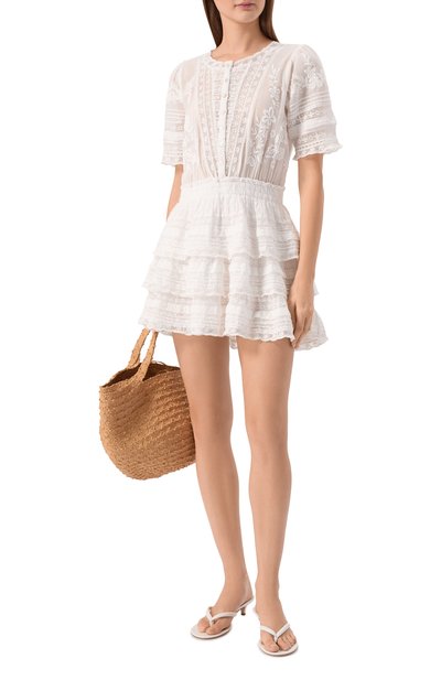 Хлопковое платье LOVE SHACK FANCY, арт. LD715-548, фото 2