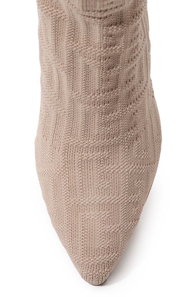 Текстильные ботфорты moneta 95 BALMAIN, арт. AN1TB809TPBK, фото 1