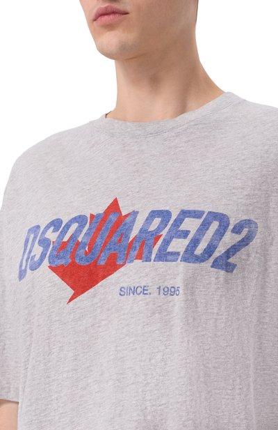 Хлопковая футболка DSQUARED2, арт. S74GD1556/D20104, фото 5