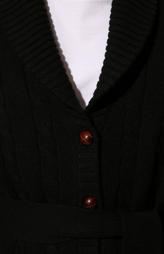 Кашемировый кардиган Miu Miu MMF497-1ZAL-F0002 Чёрный  MMF497-1ZAL-F0002 Фото 5