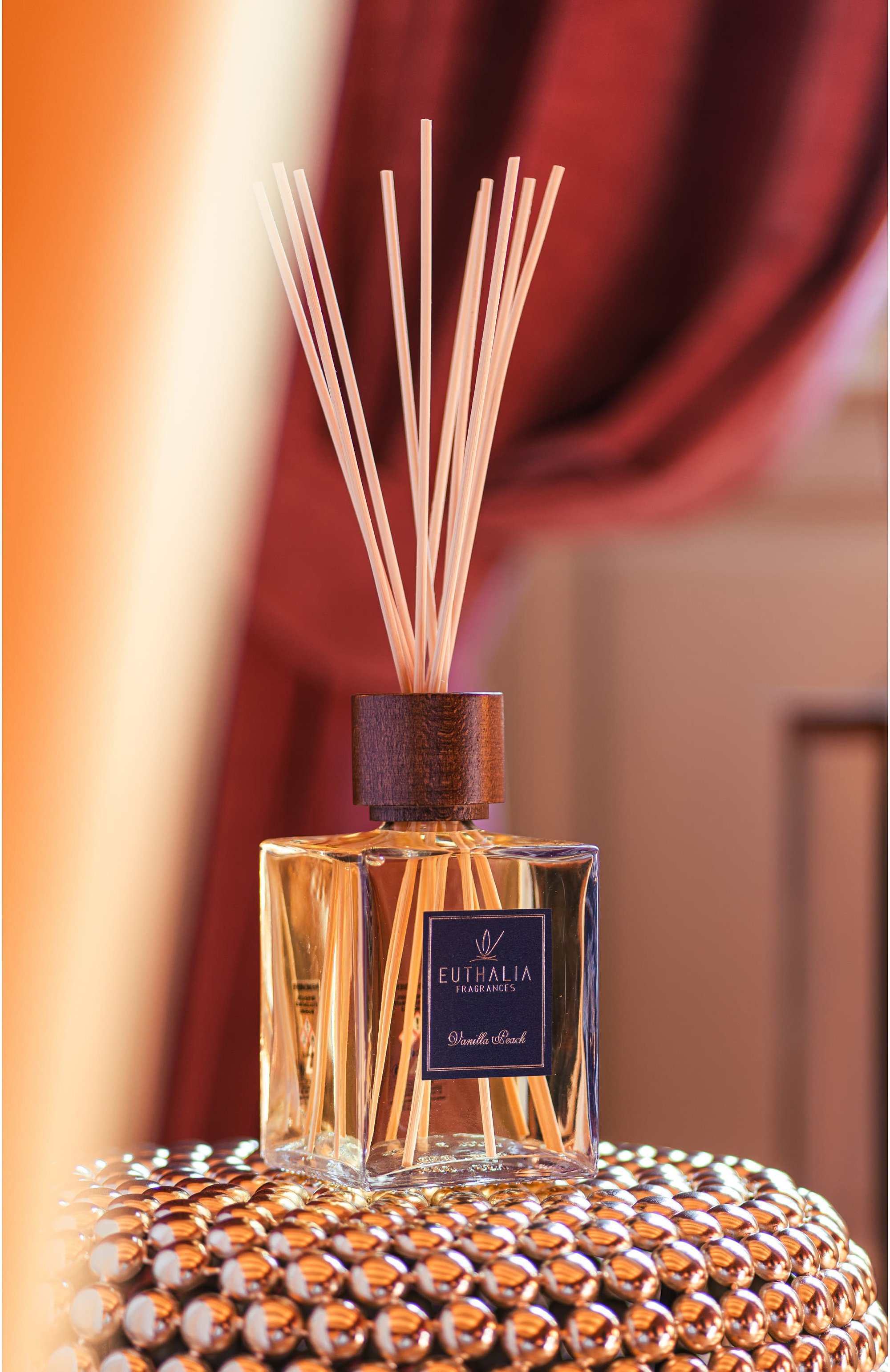 Диффузор vanilla peach (250ml) EUTHALIA FRAGRANCES, арт. 4603336950610, фото 3