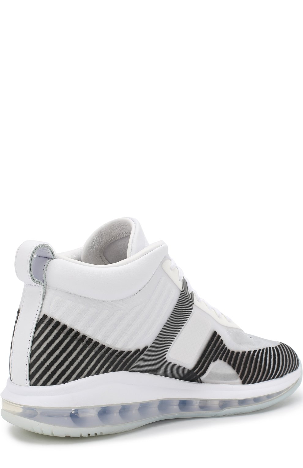 Комбинированные кроссовки lebron x john elliott icon на шнуровке NIKELAB, арт. AQ0114-100, фото 4