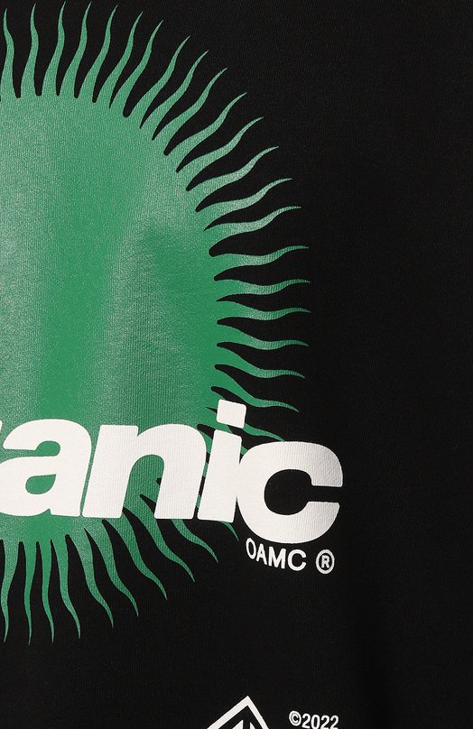 Хлопковый свитшот Oamc Чёрный, фото 5